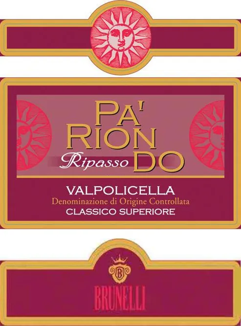 Ripasso Classico Superiore Pa' Riondo Valpolicella Bottle