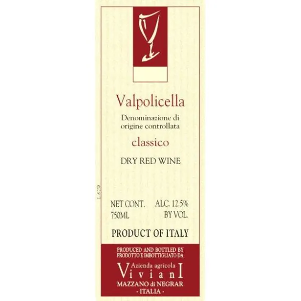 Valpolicella Classico Bottle