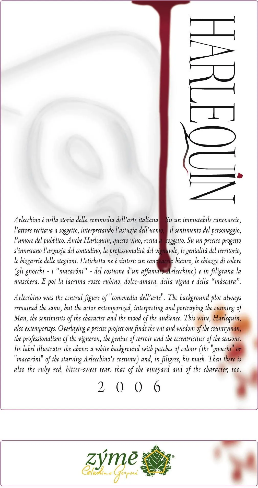 Veneto Harlequin Bottle