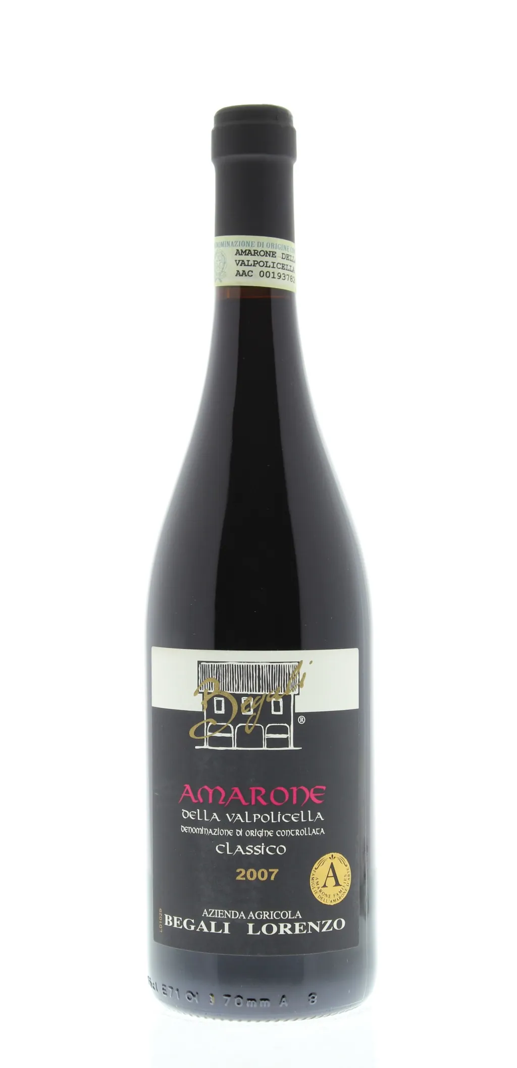 Amarone Classico Bottle