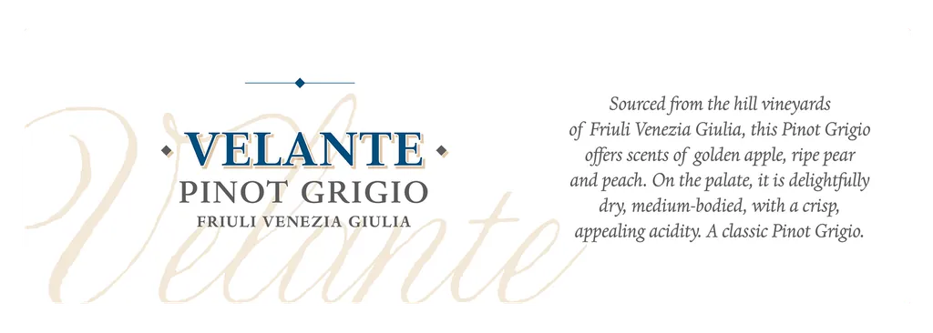 Velante Pinot Grigio Bottle