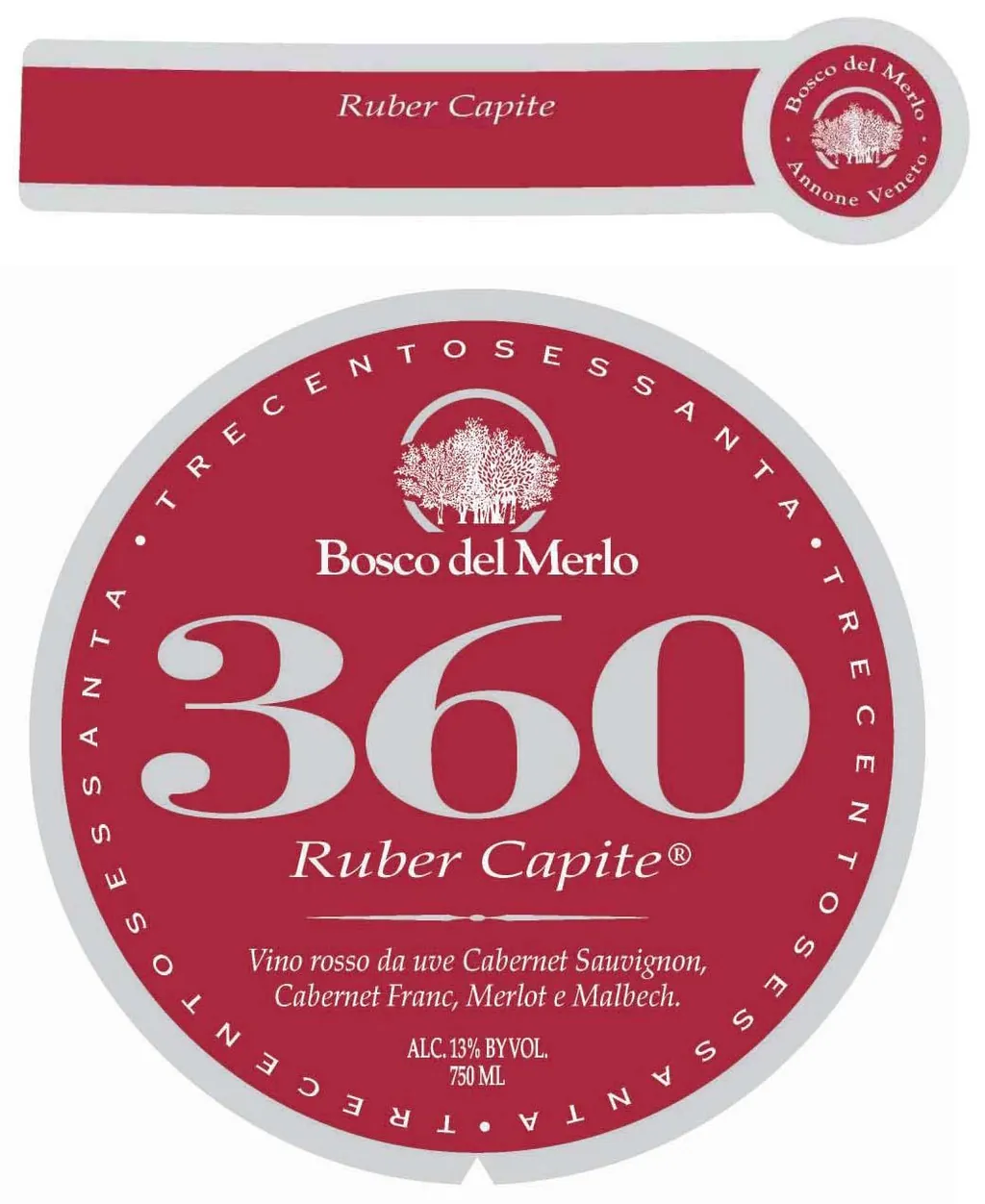 360 Ruber Capite Bottle