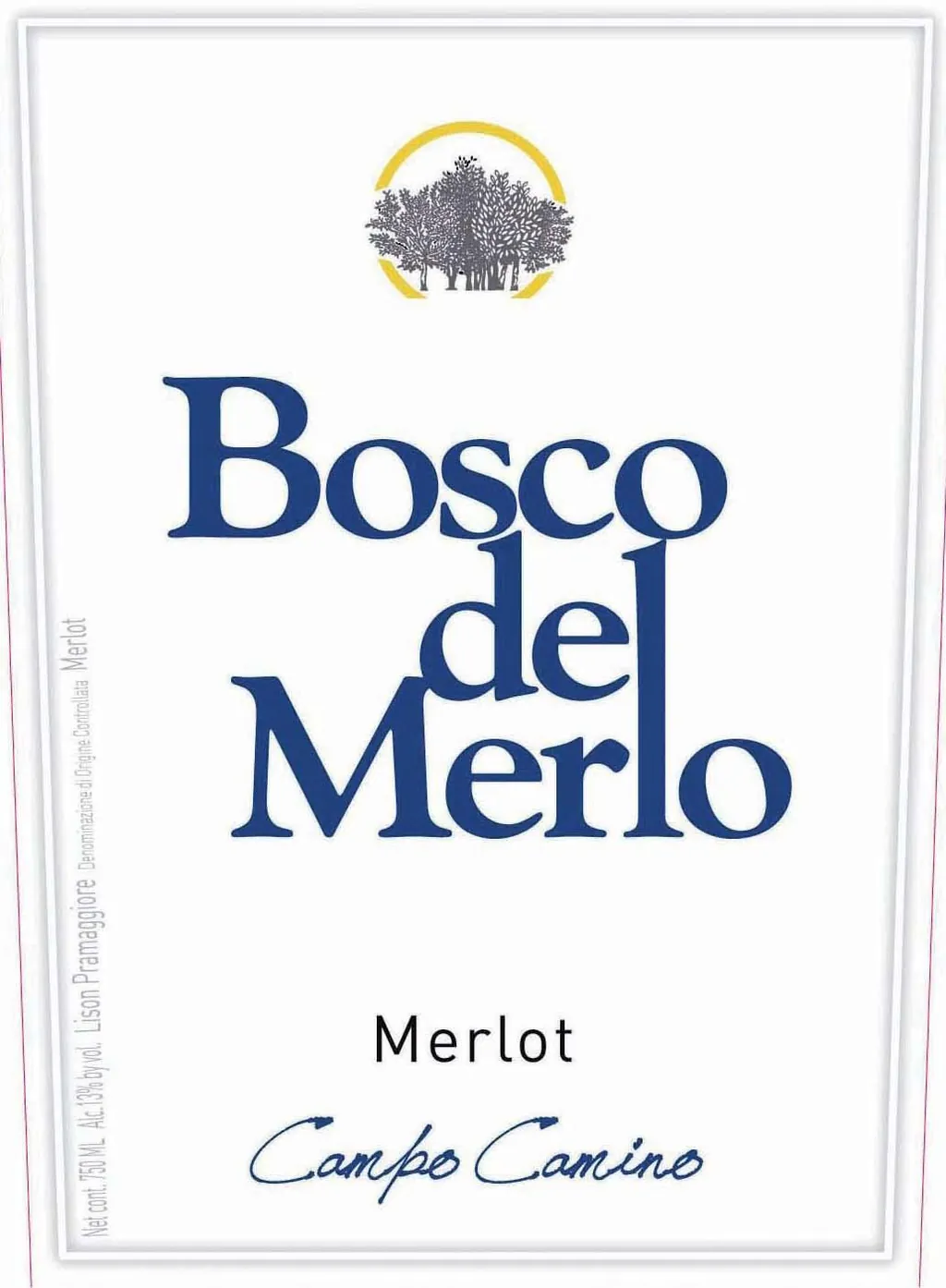 Lison Pramaggiore Campo Camino Merlot Bottle
