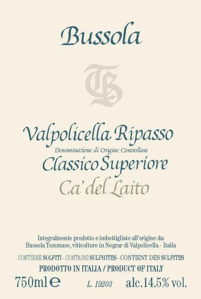 Ca' del Laito Valpolicella Ripasso Classico Superiore Bottle