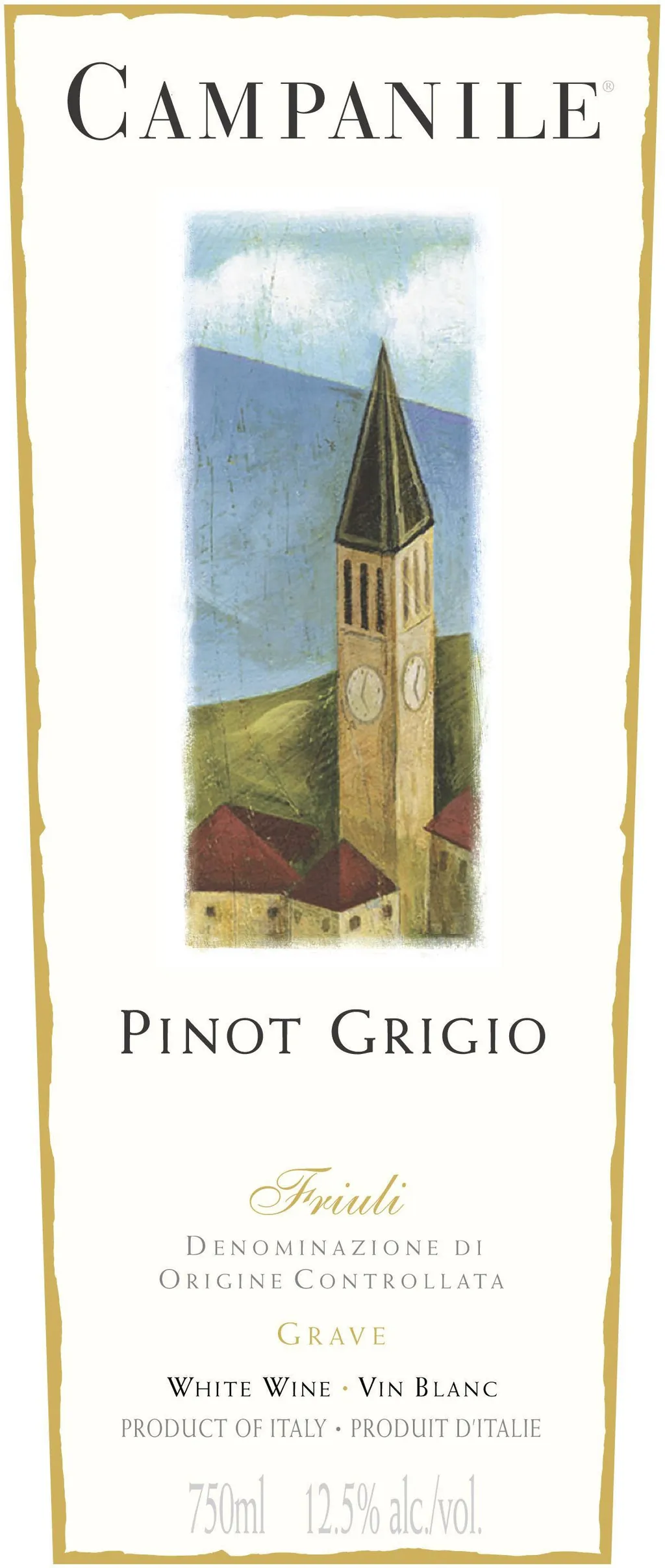 Pinot Grigio Bottle