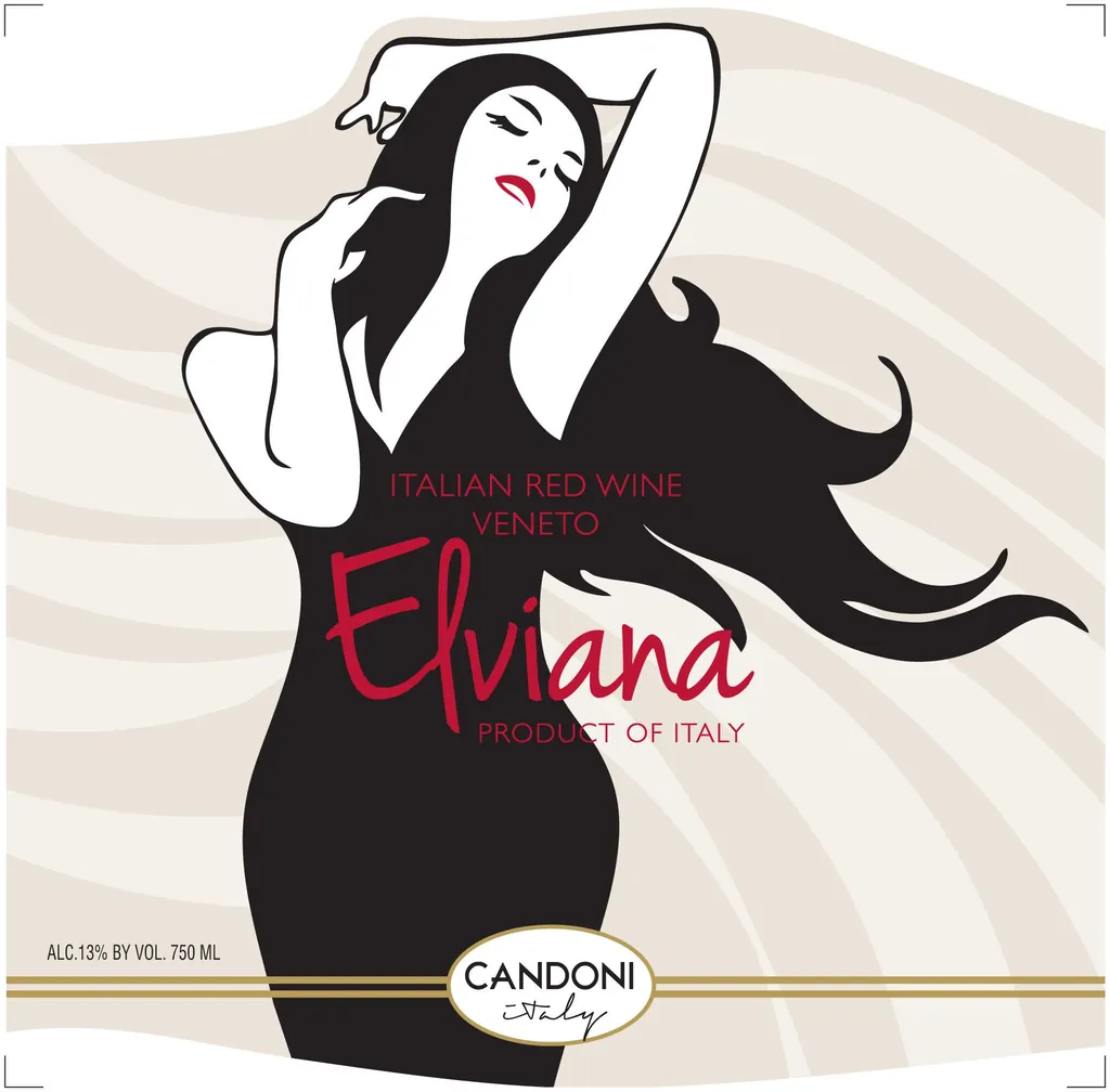 Candoni Elviana Red Bottle