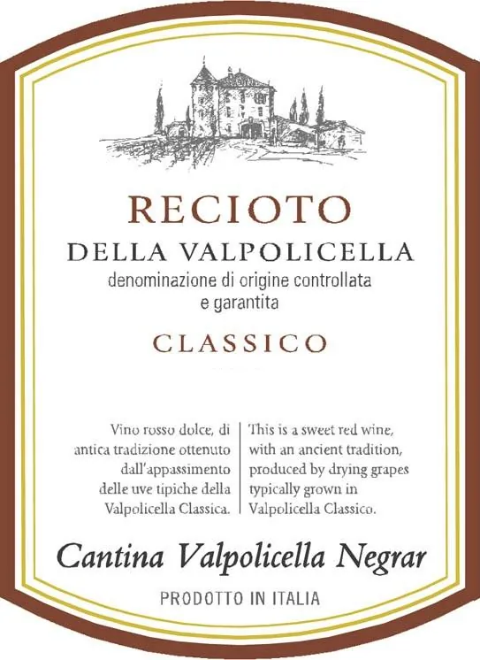 Cantina di Negrar Recioto della Valpolicella Classico Bottle