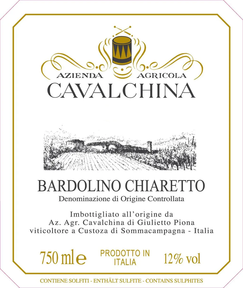 Bardolino Chiaretto Bottle