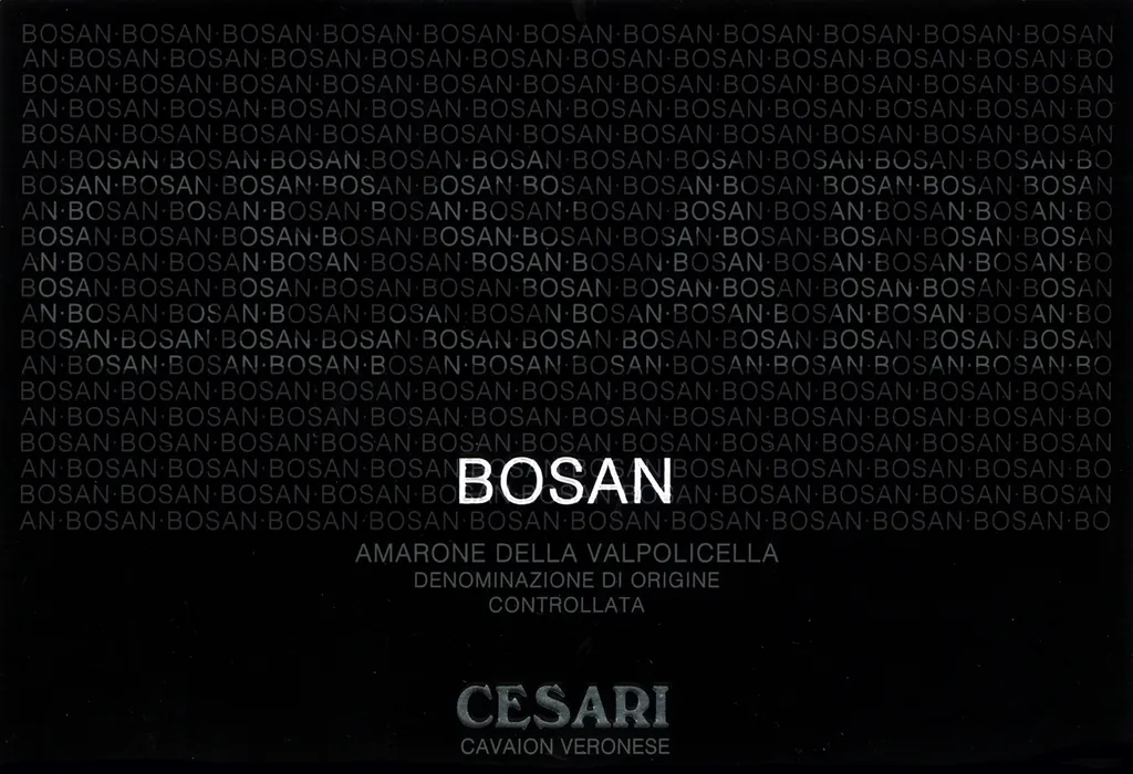 Amarone della Valpolicella Bosan Riserva Bottle