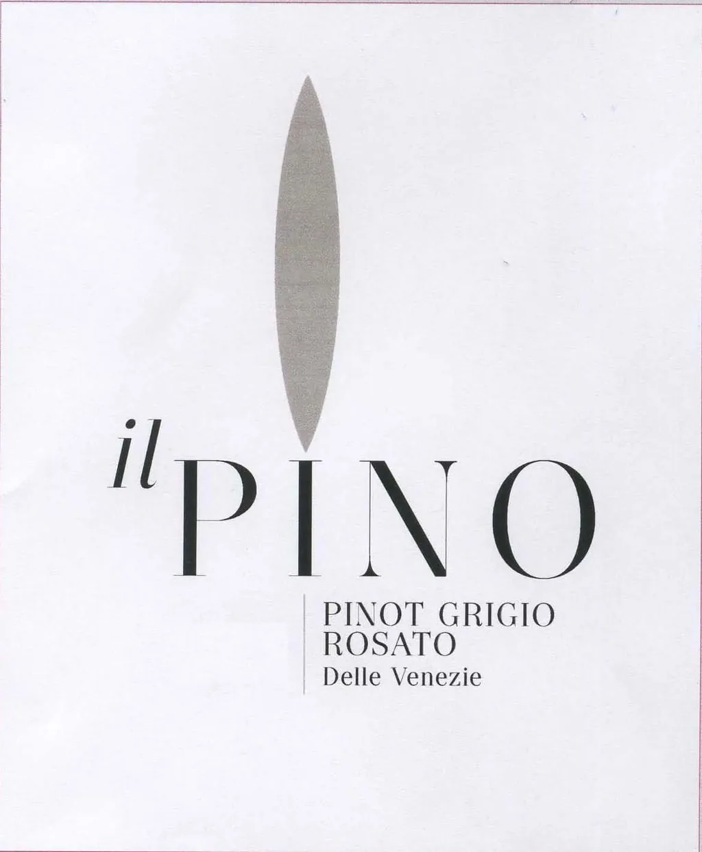 'Il Pino' Pinot Grigio Rosato Bottle
