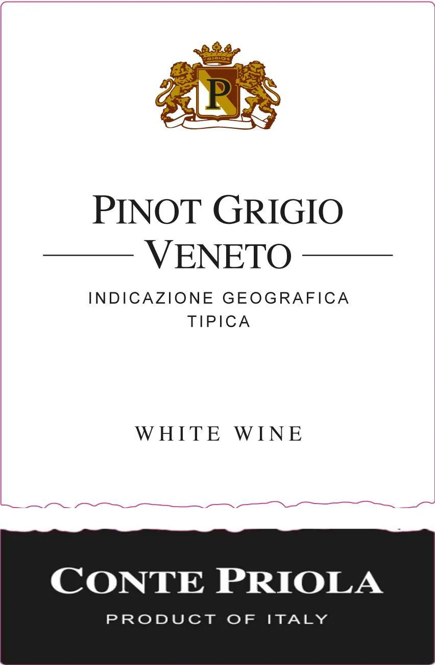 Veneto Pinot Grigio Bottle