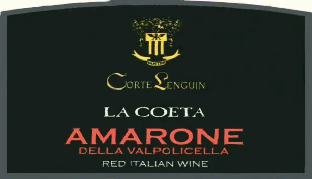 Amarone della Valpolicella Classico La Coeta Bottle
