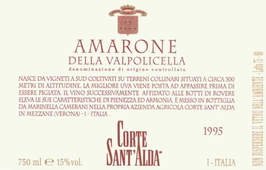 Amarone della Valpolicella Bottle