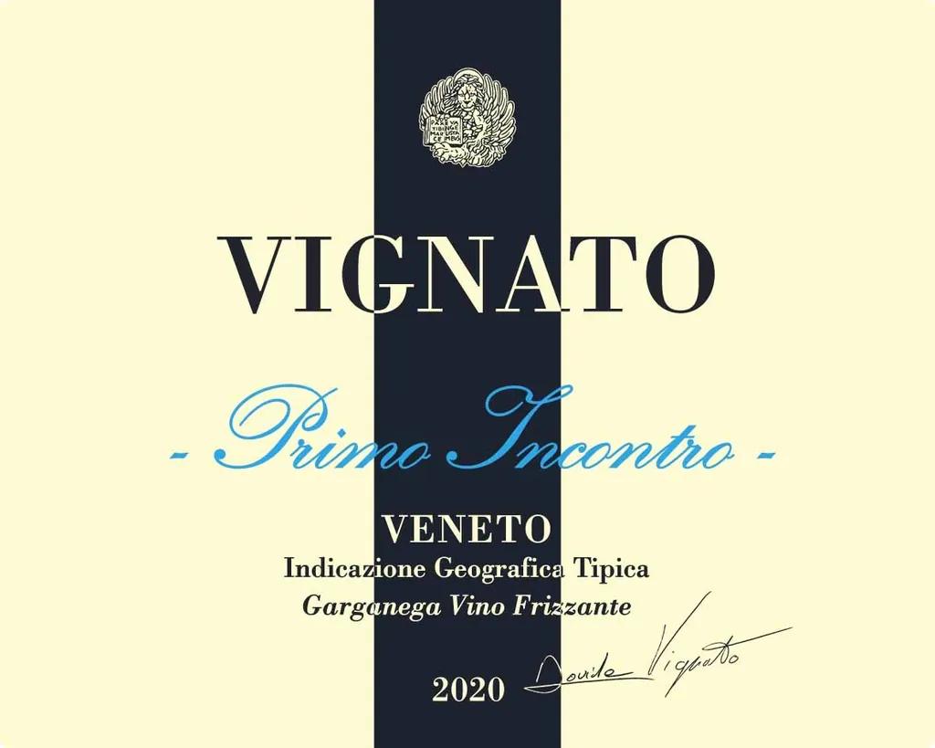 Veneto Primo Incontro Garganega Frizzante Bottle