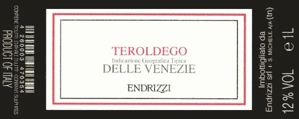 delle Venezie Teroldego Bottle