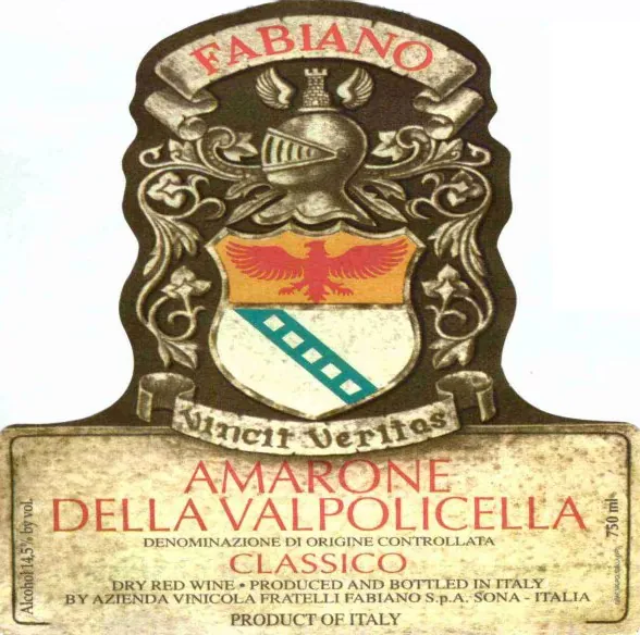 Amarone Classico Bottle