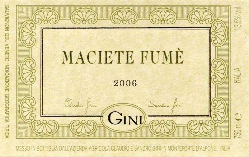 Maciete Fume Sauvignon Blanc Bottle