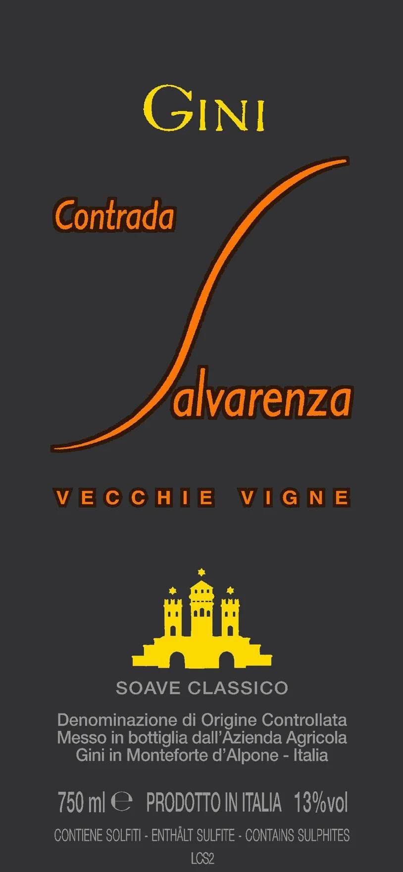 Soave Classico Contrada Salvarenza Bottle