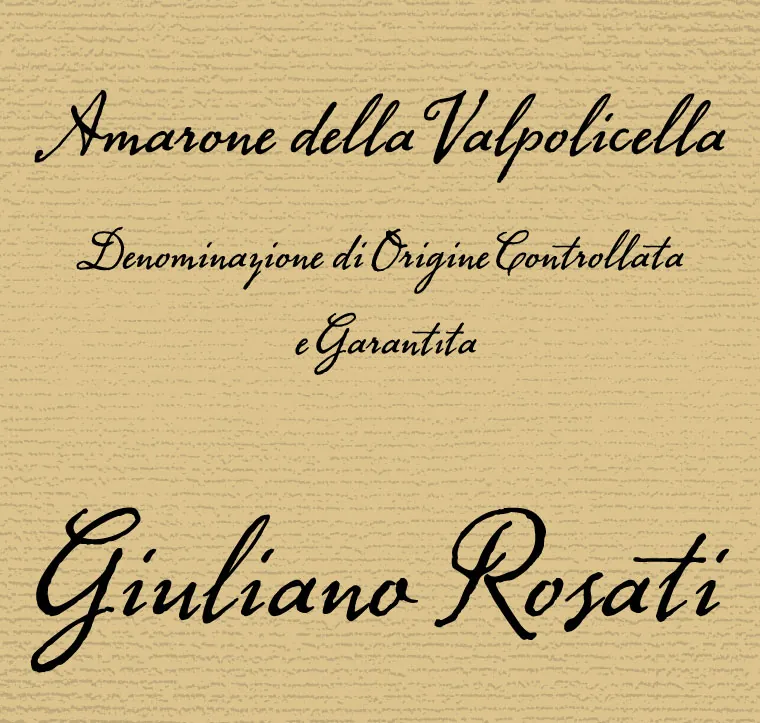 Amarone della Valpolicella Bottle