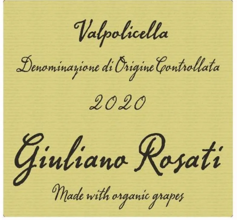 Valpolicella Bottle