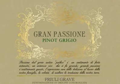 Pinot Grigio Bottle