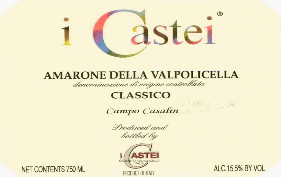 Amarone della Valpolicella Classico Campo Casalin Bottle