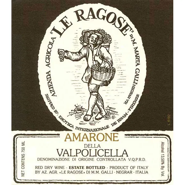 Amarone Della Valpolicella Bottle
