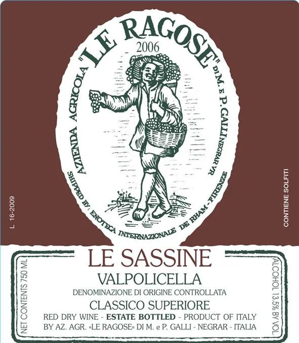 Valpolicella Ripasso Classico Le Sassine Superiore Bottle