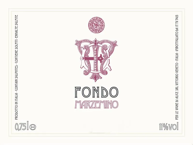 M Fondo Frizzante Bottle