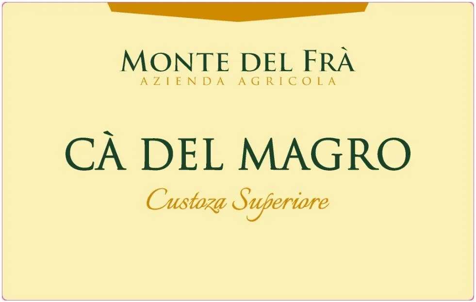 Custoza Superiore Ca del Magro Bottle