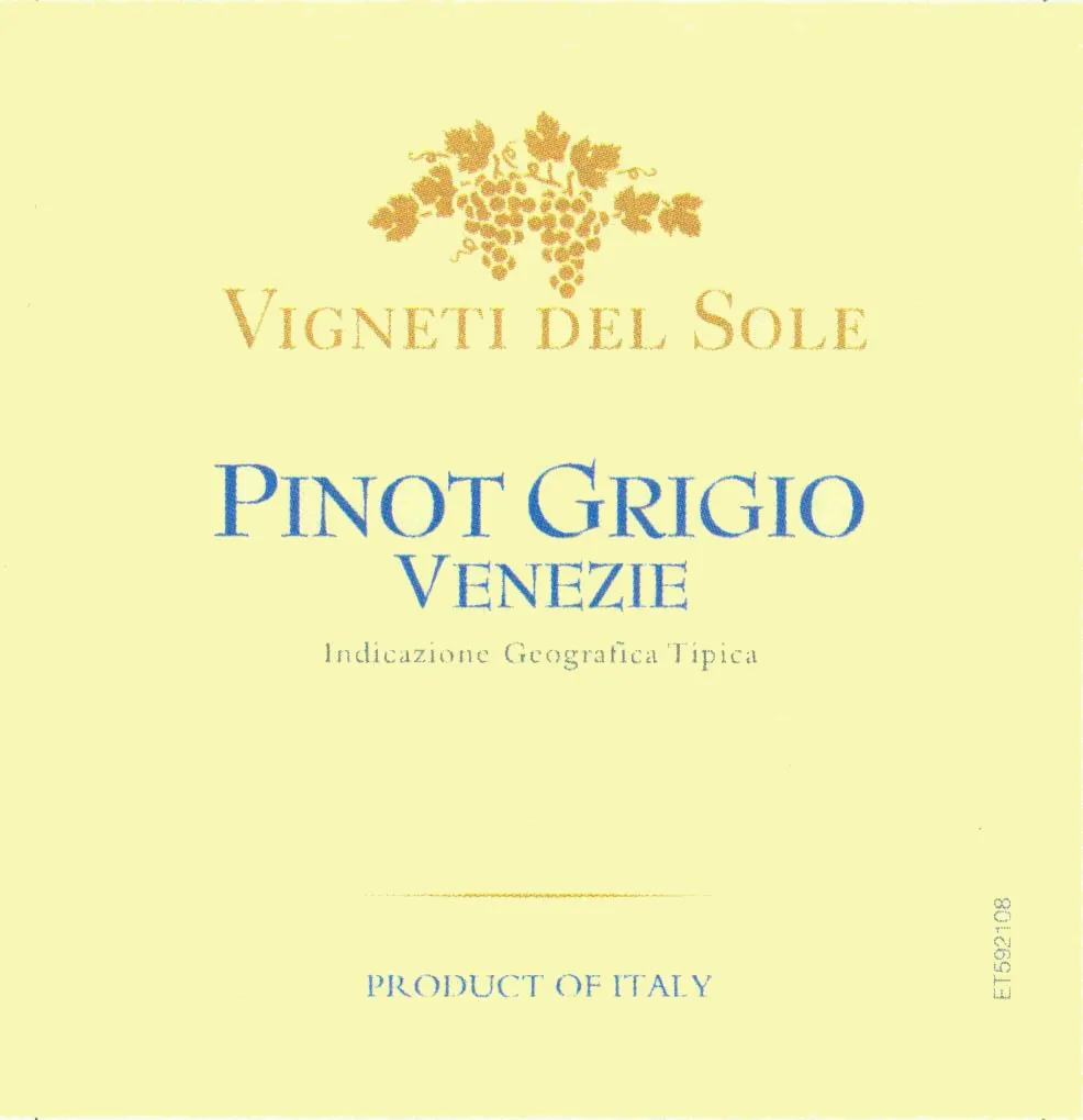 Vigneti del Sole Pinot Grigio Bottle
