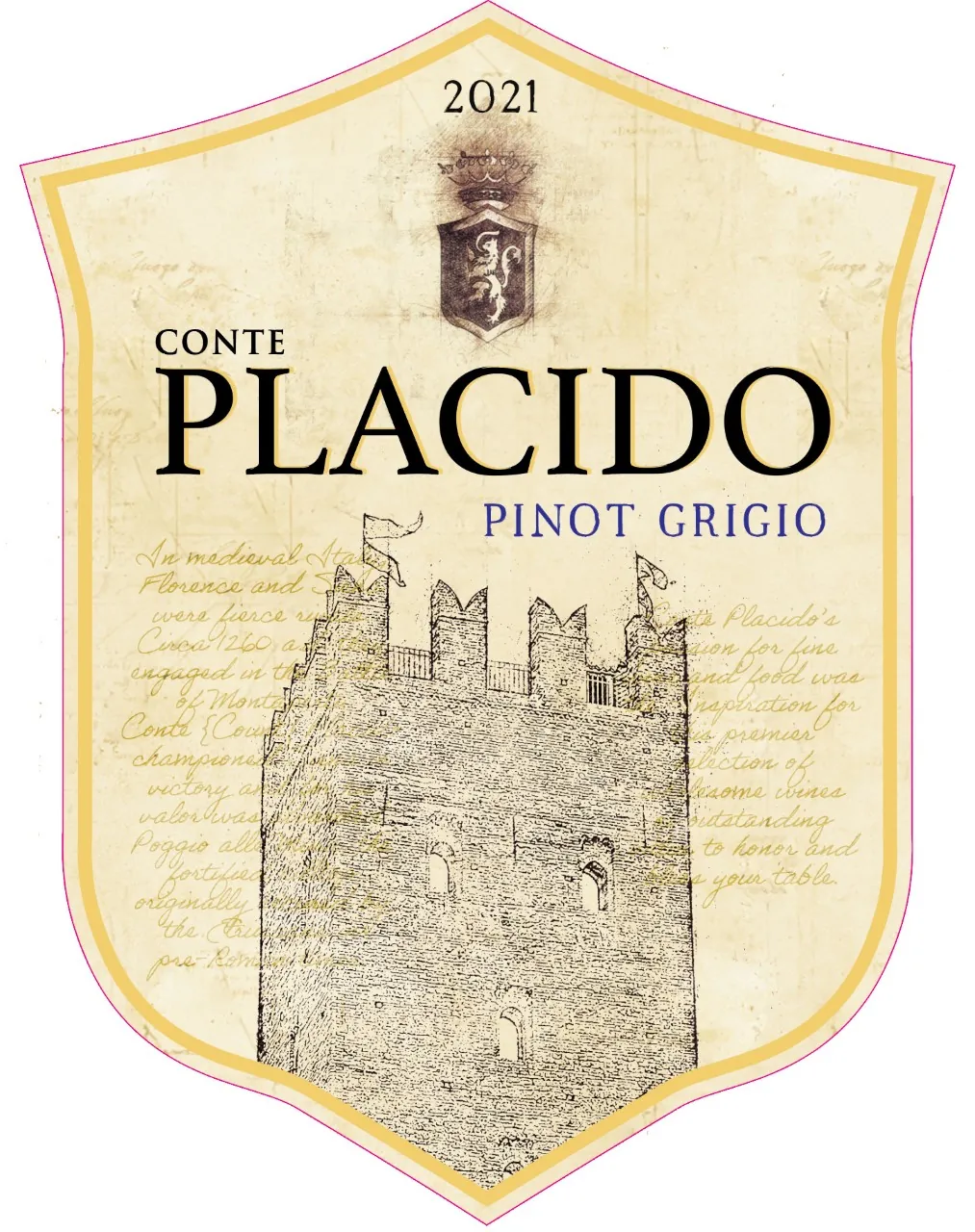 Pinot Grigio Bottle