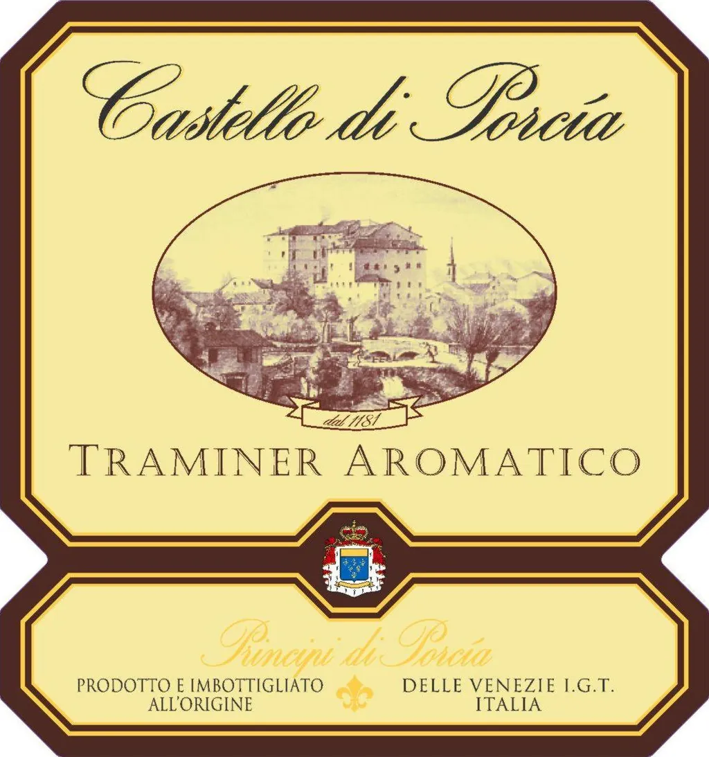 delle Venezie Castello di Porcia Traminer Aromatico Bottle