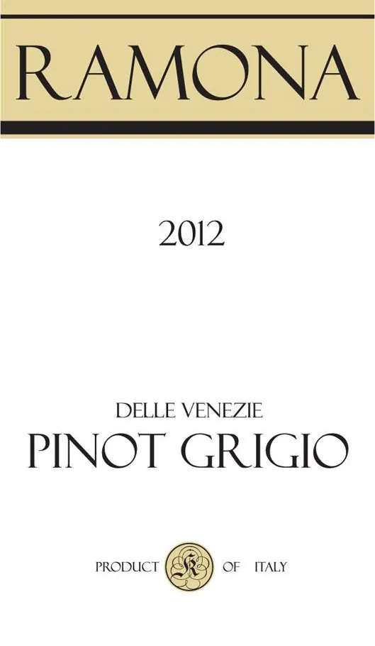 Pinot Grigio Bottle