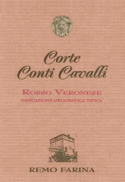 Corte Conti Cavalli Rosso Veronese Bottle