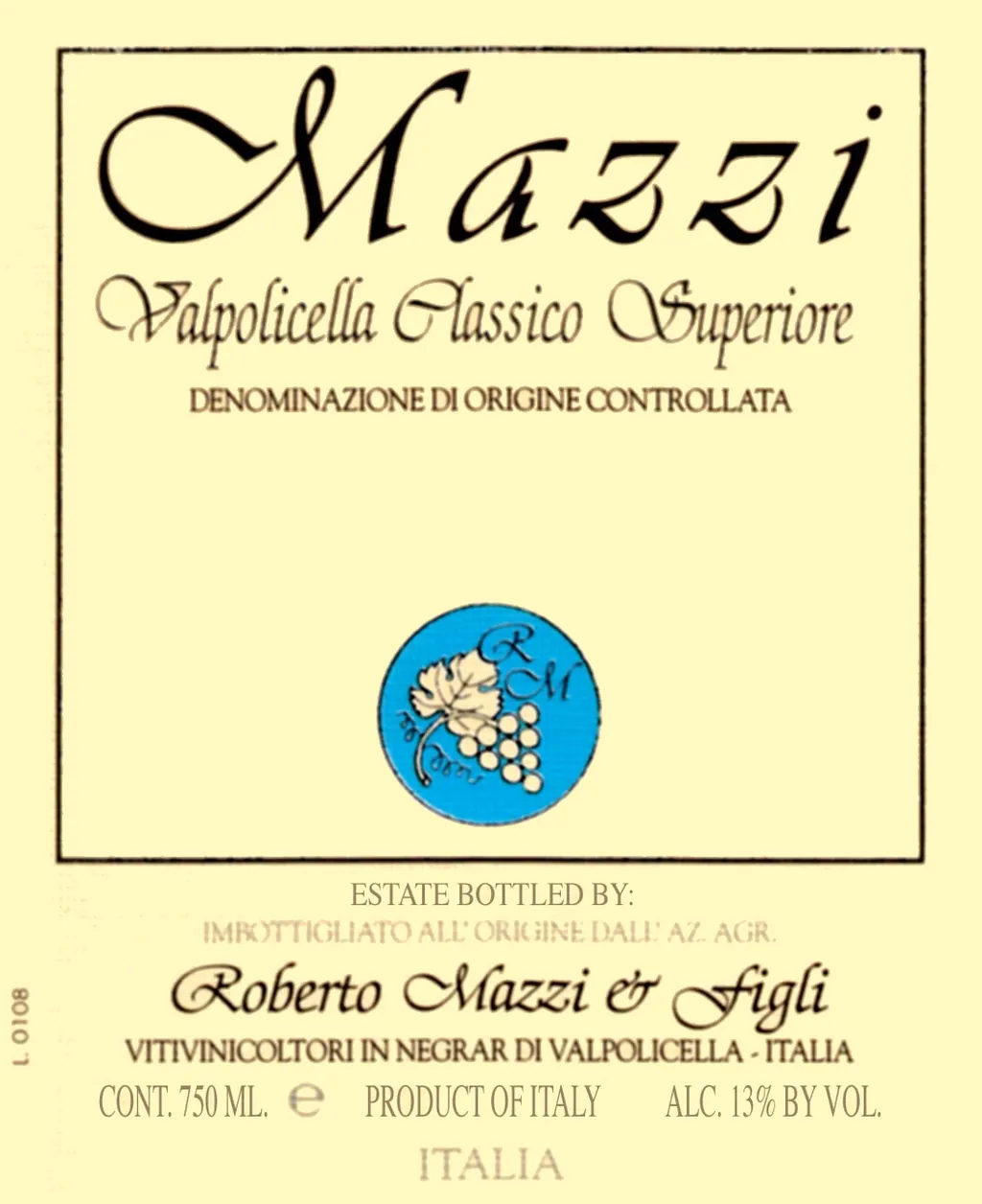 Valpolicella Classico Superiore Bottle