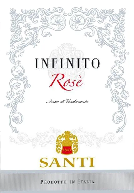 Infinito Bardolino Rose Bottle