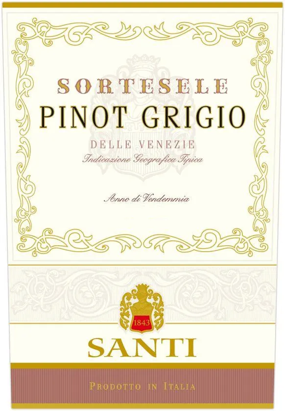 Sortesele Pinot Grigio Bottle