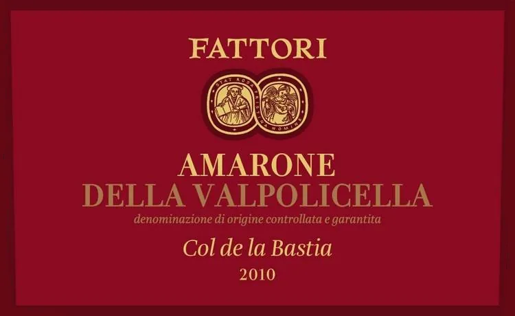 Amarone della Valpolicella Col de la Bastia Bottle