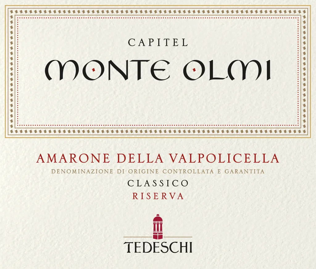 Capitel Monte Olmi Amarone della Valpolicella Classico Riserva Bottle