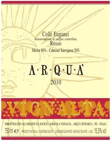 Arqua Colli Euganei Rosso Bottle