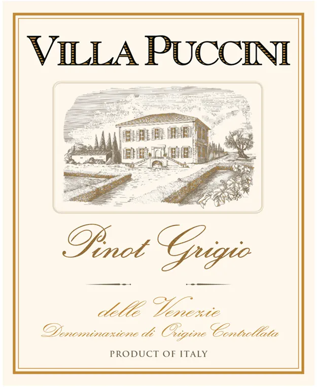 Pinot Grigio Bottle