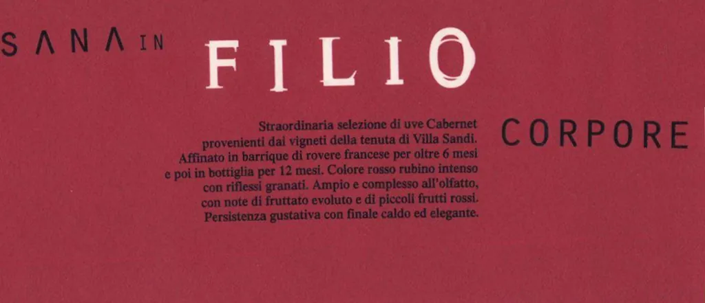 Filio Corpore Bottle