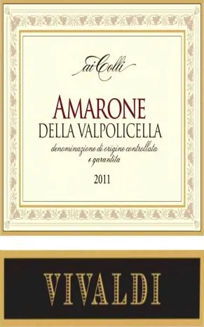 Amarone della Valpolicella Ai Colli Bottle