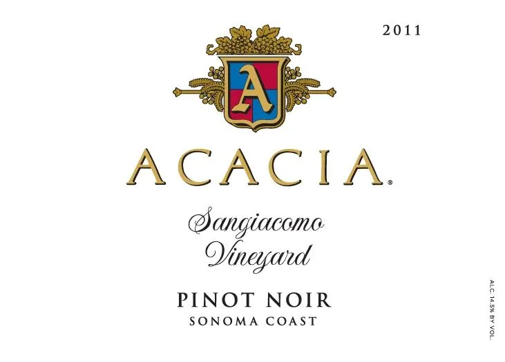 Sangiacomo Vineyard Pinot Noir Bottle