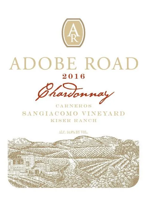 Chardonnay Kiser Ranch Bottle