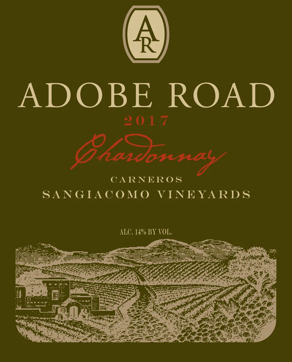 Sangiacomo Vineyard Chardonnay Bottle