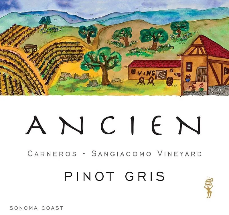 Sangiacomo Vineyard Pinot Gris Bottle