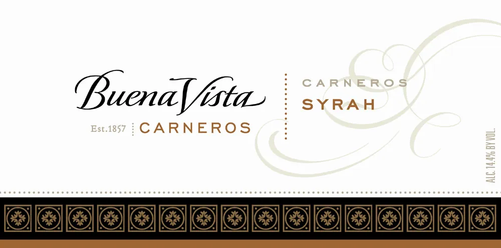 Carneros Syrah Bottle