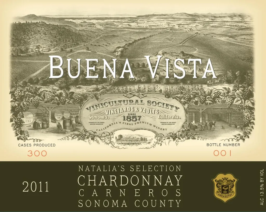 Natalia's Selection Chardonnay Bottle